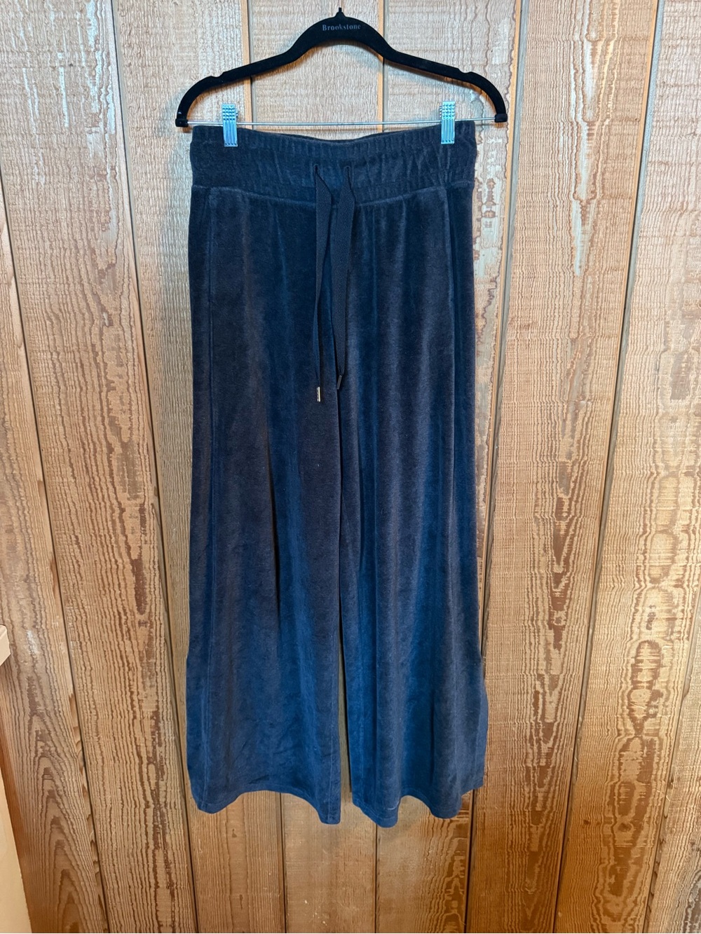 Lululemon Velour Wide-Leg Lounge Pants Charcoal Grey size 6